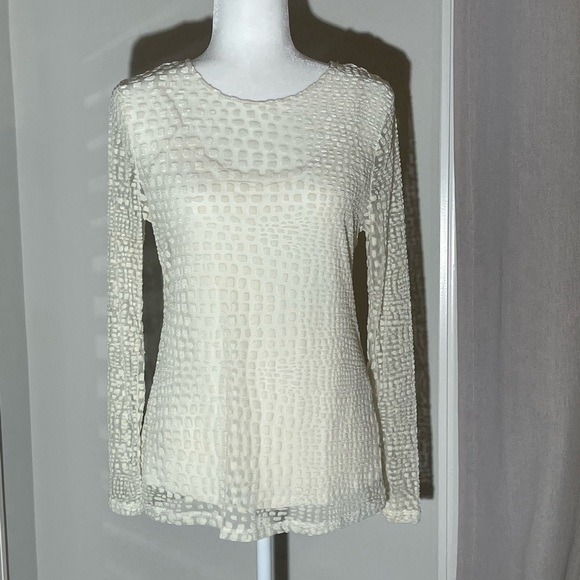 Alfani sheer blouse with cami - Picture 2 of 10